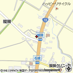醍醐郵便局周辺の地図