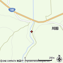秋田県由利本荘市矢島町川辺大館下55周辺の地図