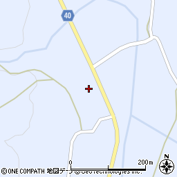秋田県横手市山内南郷赤渕6周辺の地図