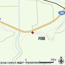 秋田県由利本荘市矢島町川辺大館下49周辺の地図