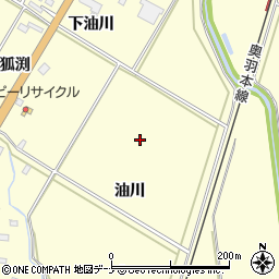 秋田県横手市平鹿町醍醐油川周辺の地図