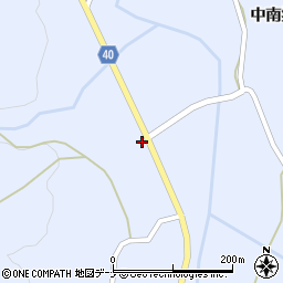 秋田県横手市山内南郷赤渕84周辺の地図