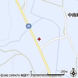 秋田県横手市山内南郷赤渕周辺の地図