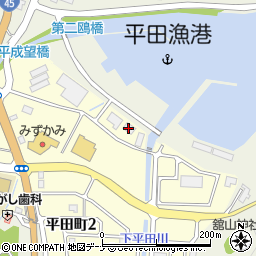 釜石湾漁業協同組合周辺の地図