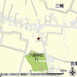 秋田県横手市平鹿町醍醐宮西102周辺の地図