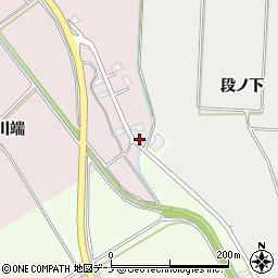 秋田県横手市平鹿町下鍋倉上掵185周辺の地図