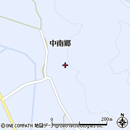 秋田県横手市山内南郷中南郷周辺の地図