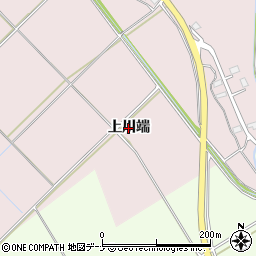 秋田県横手市平鹿町下鍋倉（上川端）周辺の地図