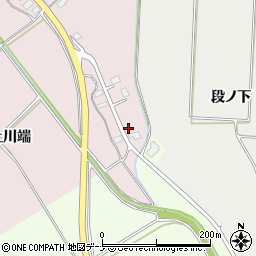 秋田県横手市平鹿町下鍋倉上掵7周辺の地図