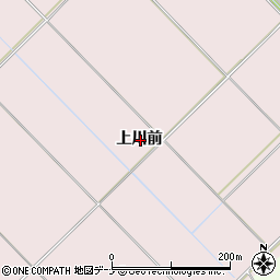 秋田県横手市平鹿町下鍋倉上川前周辺の地図