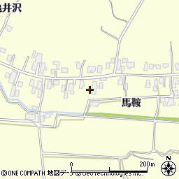 秋田県横手市平鹿町醍醐馬鞍周辺の地図