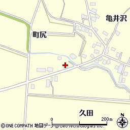秋田県横手市平鹿町醍醐町尻周辺の地図