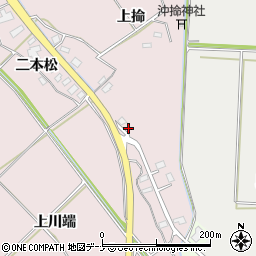 秋田県横手市平鹿町下鍋倉上掵81周辺の地図