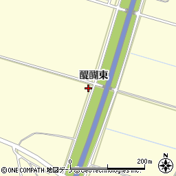 秋田県横手市平鹿町醍醐醍醐東周辺の地図