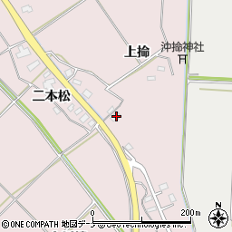 秋田県横手市平鹿町下鍋倉上掵48周辺の地図