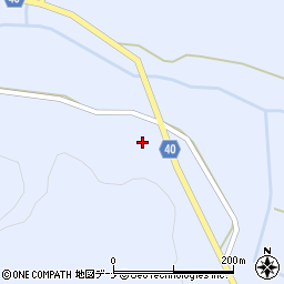 秋田県横手市山内南郷（天狗平）周辺の地図