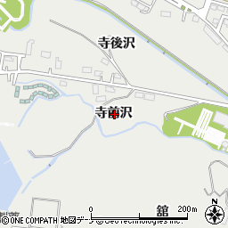 岩手県北上市相去町寺前沢周辺の地図