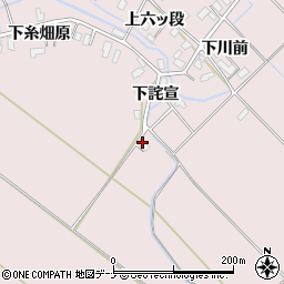 秋田県横手市平鹿町下鍋倉下糸畑原93周辺の地図
