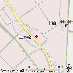 秋田県横手市平鹿町下鍋倉上掵44周辺の地図