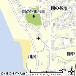 秋田県にかほ市金浦川尻42-6周辺の地図