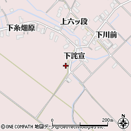 秋田県横手市平鹿町下鍋倉下糸畑原88周辺の地図