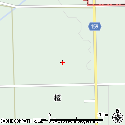 岩手県胆沢郡金ケ崎町西根桜周辺の地図