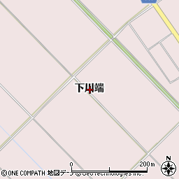 秋田県横手市平鹿町下鍋倉下川端周辺の地図