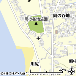 秋田県にかほ市金浦川尻42-13周辺の地図