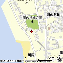 秋田県にかほ市金浦川尻42-10周辺の地図