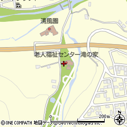 釜石市役所　老人福祉センター周辺の地図