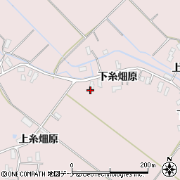 秋田県横手市平鹿町下鍋倉下糸畑原72周辺の地図