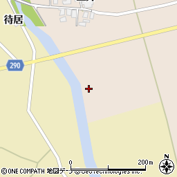 秋田県にかほ市中三地立ノ内周辺の地図