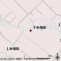 秋田県横手市平鹿町下鍋倉下糸畑原54周辺の地図