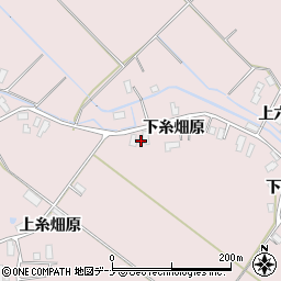 秋田県横手市平鹿町下鍋倉下糸畑原53周辺の地図