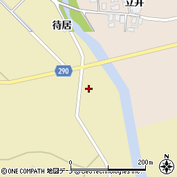 秋田県にかほ市樋目野中道43周辺の地図