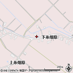 秋田県横手市平鹿町下鍋倉下糸畑原59周辺の地図