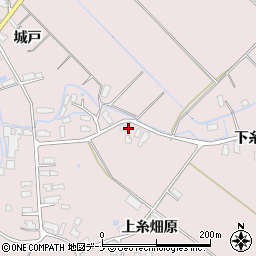 秋田県横手市平鹿町下鍋倉下糸畑原142周辺の地図