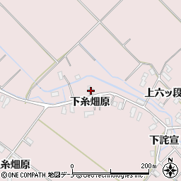 秋田県横手市平鹿町下鍋倉下糸畑原31周辺の地図