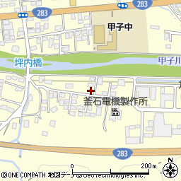 岩手県釜石市甲子町第９地割284-6周辺の地図
