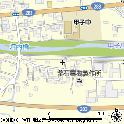 岩手県釜石市甲子町第９地割284周辺の地図