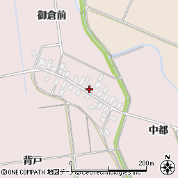 秋田県横手市平鹿町下鍋倉御倉前周辺の地図