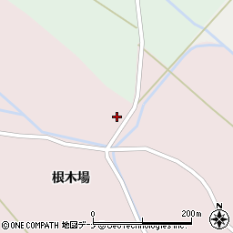 秋田県横手市十文字町谷地新田八幡野周辺の地図