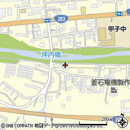 岩手県釜石市甲子町第９地割279周辺の地図