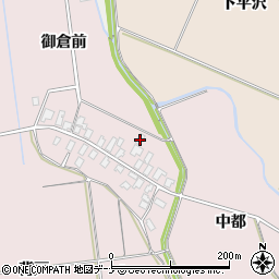 秋田県横手市平鹿町下鍋倉御倉前193周辺の地図