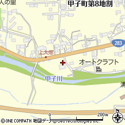岩手県釜石市甲子町第８地割周辺の地図