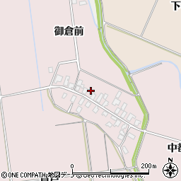 秋田県横手市平鹿町下鍋倉御倉前129周辺の地図