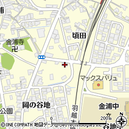 秋田県にかほ市金浦頃田173周辺の地図
