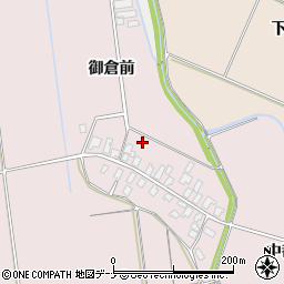 秋田県横手市平鹿町下鍋倉御倉前23周辺の地図