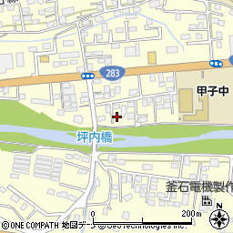 岩手県釜石市甲子町第９地割157周辺の地図