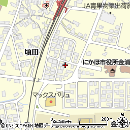 秋田県にかほ市金浦頃田239周辺の地図